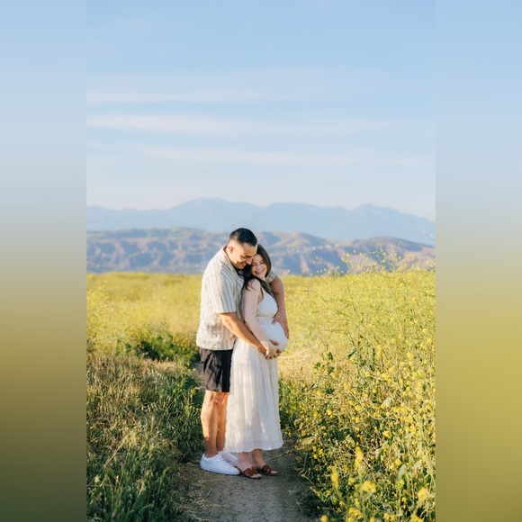 Lush Elegant Cream Wrap Maxi Dress - Picture 9 of 9